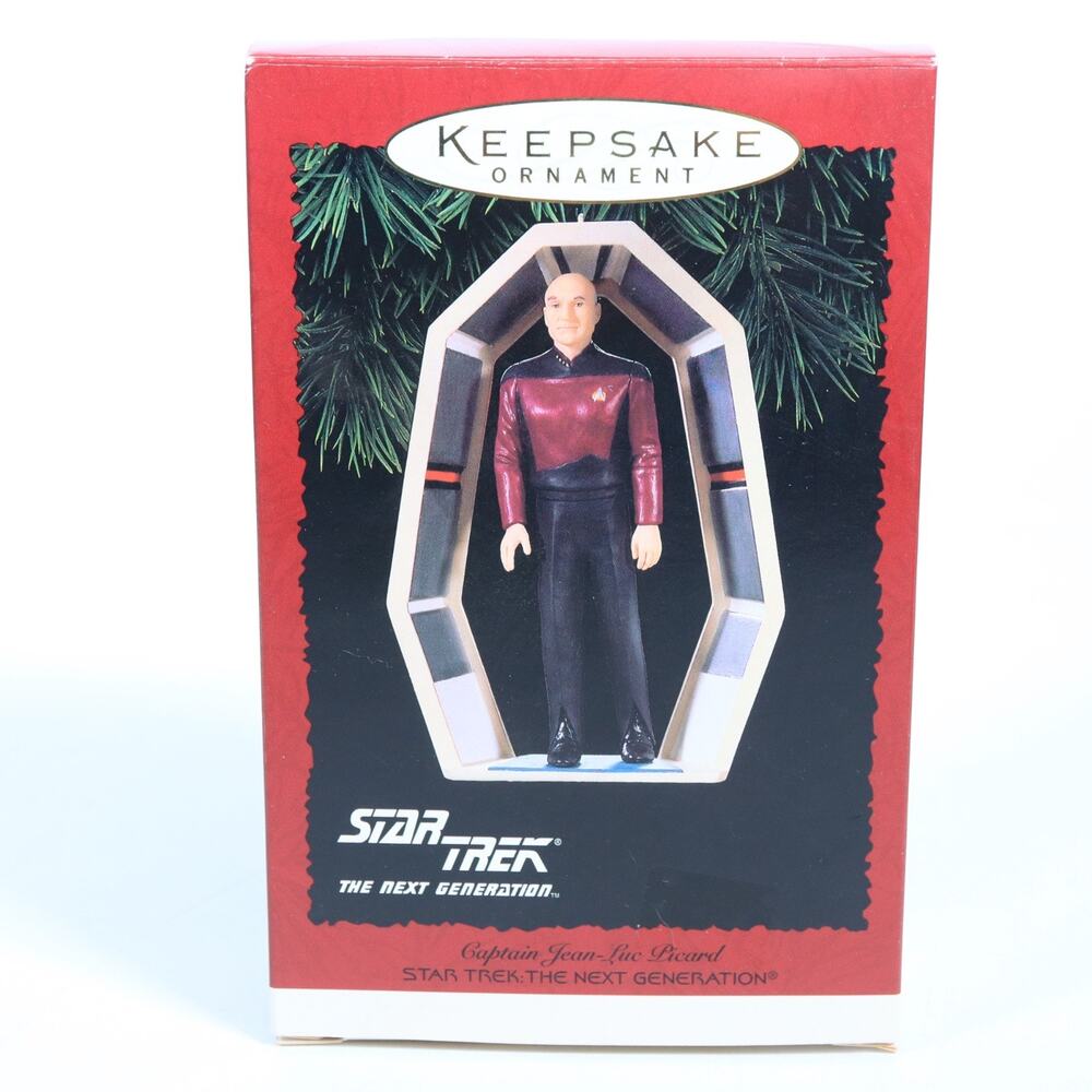 Star Trek Captain Jean-Luc Picard 1995 Hallmark Keepsake Christmas Ornament